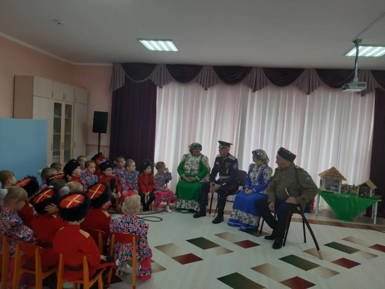 30 воспитанников детского сада №9 посёлка Северный посвятили в казачата.