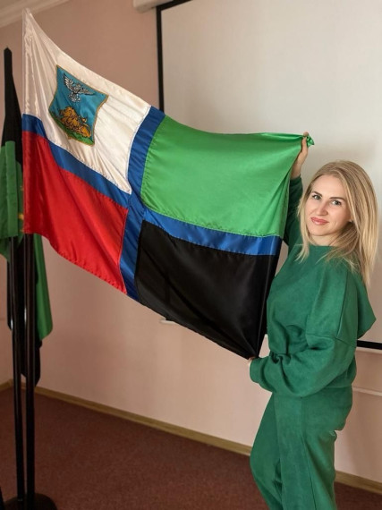 В Белгородском районе отмечают региональный праздник – День флага Белгородской области.