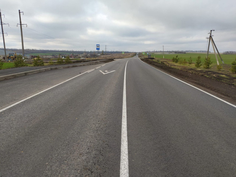 На участке автодороги Крым – Ясные Зори – Архангельское завершается ремонт пересечений и примыканий.