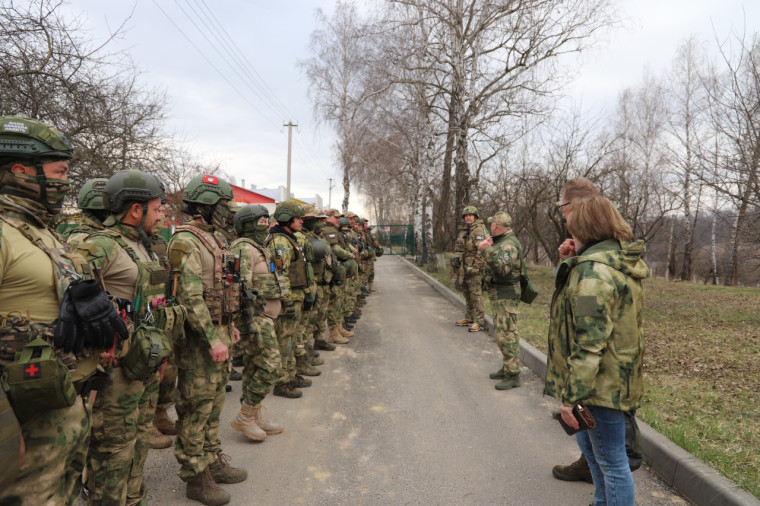 В Белгородском районе прошло тренировочное занятие батальона территориальной обороны.