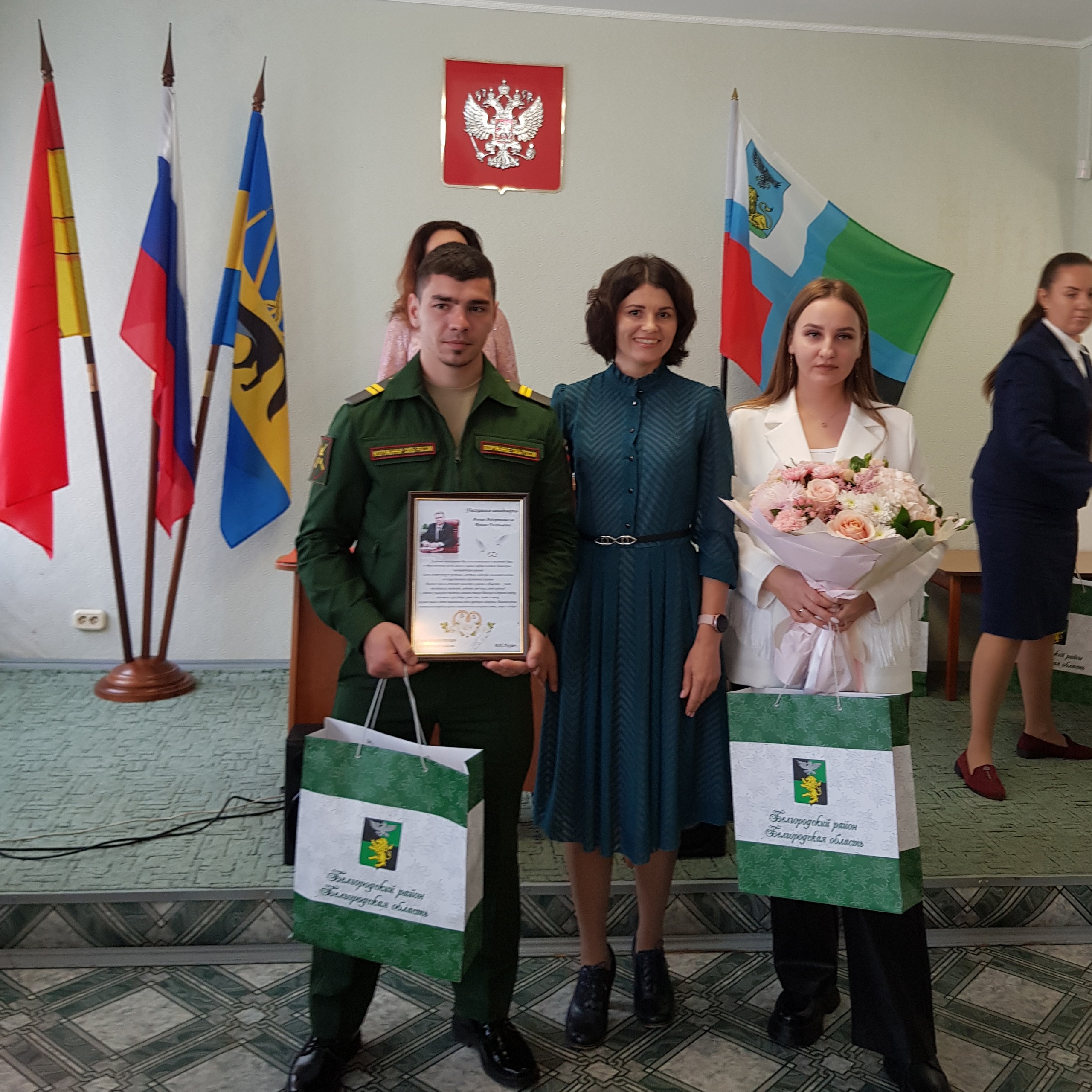 Четыре мобилизованных военнослужащих из Белгородского района заключили  брачный союз со своими невестами в городе Богучары | 04.10.2022 | Белгород  - БезФормата